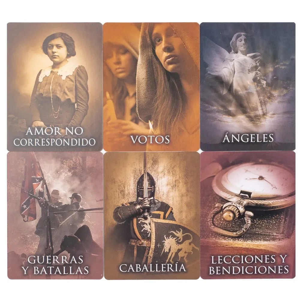 Kiếp trước Oracle Cards A 44 Tarot Phiên bản tiếng Tây Ban Nha Phiên bản bói toán Bộ bài bói toán Borad Chơi trò chơi 10.3*7.4cm — image 5