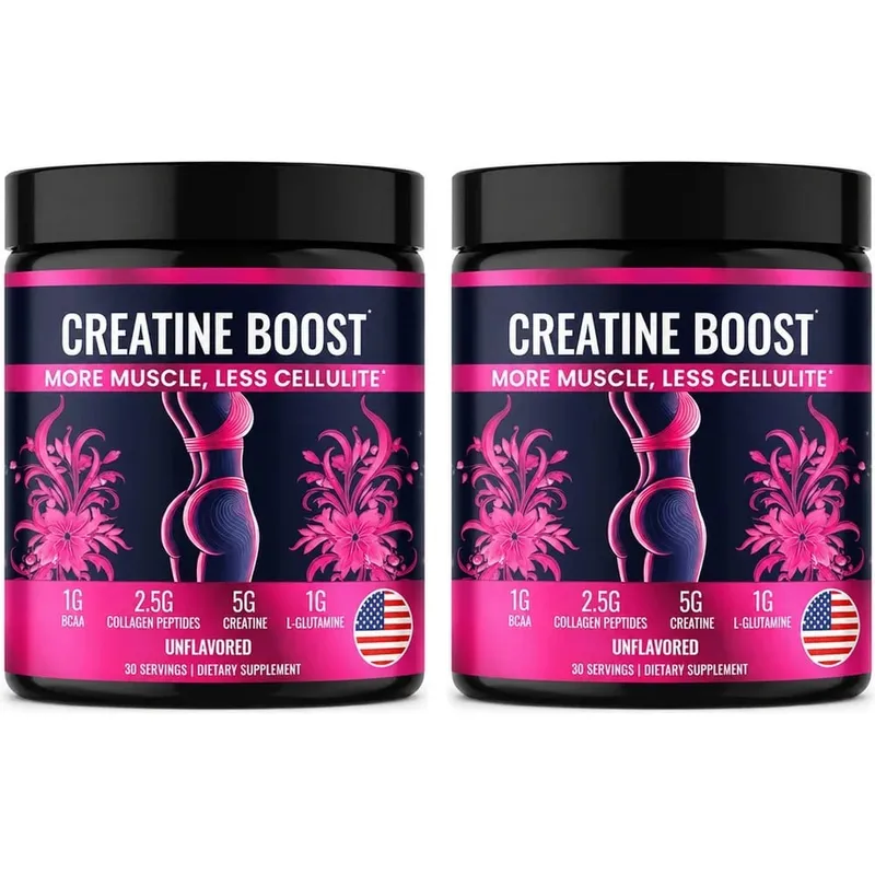 Kreatin für Frauen, Nahrungsergänzungsmittel zum Aufbau des Po mit Kollagen und BCAA, unterstützt den Muskelaufbau und die Erholungselastizität nach dem Training — image 5