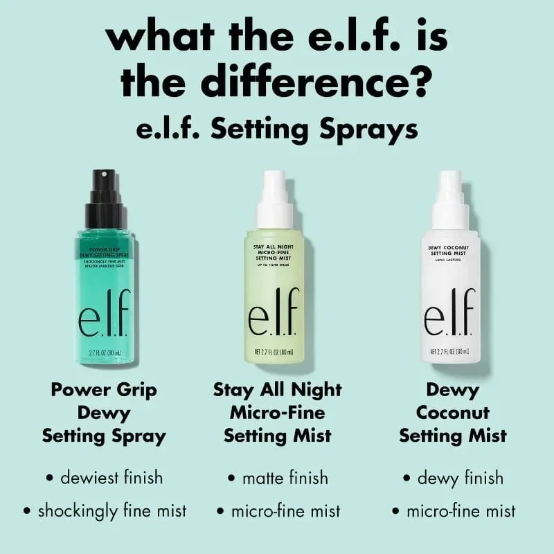 Ban Đầu ELF 75Ml Power Grip Sảng Khoái Dễ Dàng Hấp Thụ Dưỡng Ẩm Da Mặt Lót Làm Săn Chắc Dưỡng Ẩm Trước Trang Điểm Thiết Lập Xịt Sản Phẩm — image 6