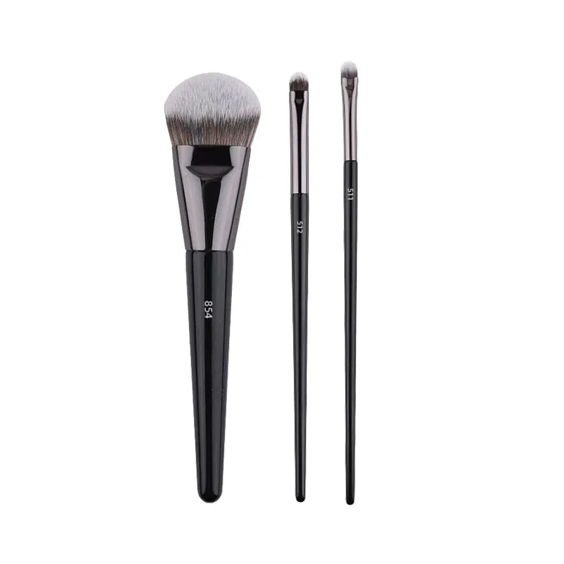 1 brocha de maquillaje en ángulo, Base líquida, brocha de maquillaje, bronceador, detalle lateral, herramientas de belleza esenciales para la cara 854 — image 12