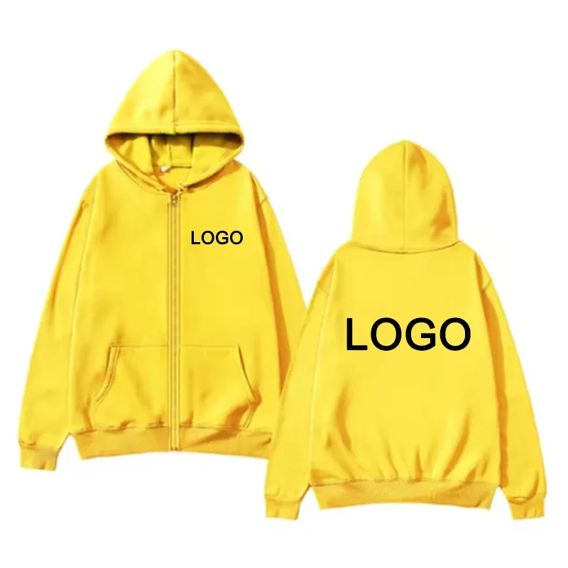 Customized Printed Zipper Hoodies Men Fashion Long Sleeve Zipper Up Sweatshirts Women Casual Personality Hoody Pullover Sudadera — image 14