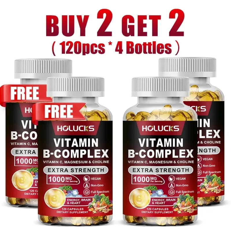 Buy 1 Get 1 Free! Pure Vitamin B Complex Supplement for Energy Metabolism & Nervous System Immune Defense & Stress Relief — image 9