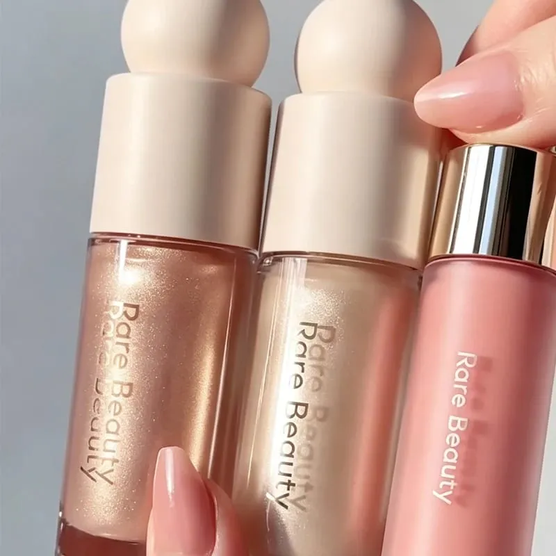 Set Solekan Rare Beauty Serlahkan Cecair Ia Kekal Lembap dan Tidak Mengeringkan Blush Cream Blush Cair Alam Lembap Berkilau — image 2
