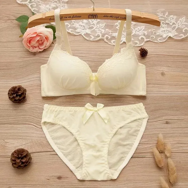 6 ชุด Push Up Bra ชุดเบาะ Intimates Lace Thongs ชุดชั้นในสตรีชุดชั้นในหญิงชุดชั้นใน Bra ชุด — image 4