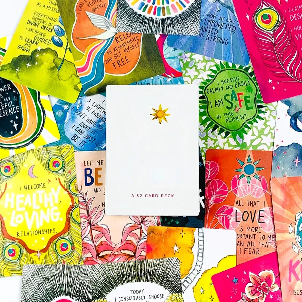 Un gioco da tavolo di guarigione mentale con carte Oracle da 52 pezzi per principianti e collezionisti Gioco di carte da gioco per divinazione di raccolta familiare — image 2