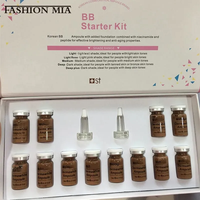 BB crème coréenne pour débutants, Kit de démarrage, Niacinamide/Peptide, Essence d'adn de saumon, hydratant, soins pour la peau du visage, 8ml — image 25