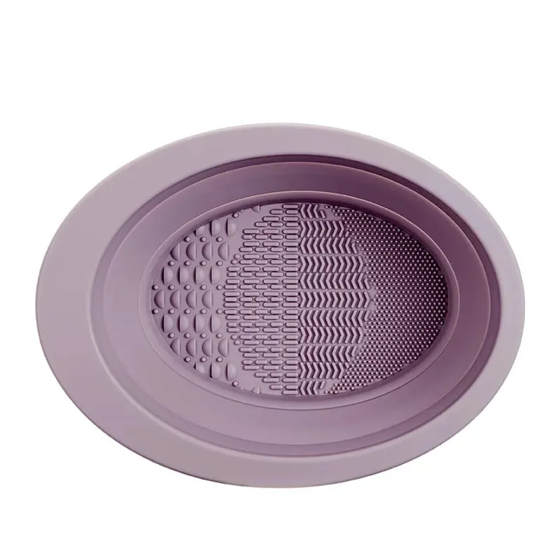 Make-up Pinsel Schwamm Mixer Puff Reiniger Make-Up-Tools Waschen Reinigung Flüssigkeit Schüssel Luft Trocknen Netto Set Für Pulver Lidschatten — image 3