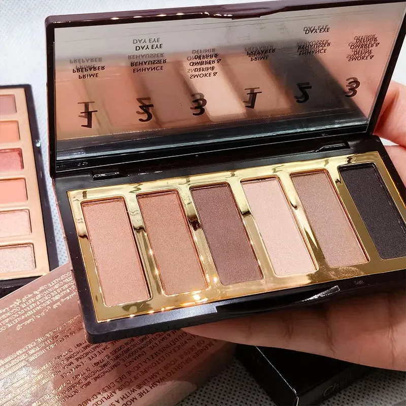 Charlotte Tilbury – disque d'ombre à paupières, 6 couleurs, finition mate, série de couleurs nues, cosmétiques de beauté pour les yeux, marque de luxe, 8.2g — image 6