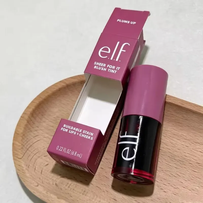 Nová tekutá tvářenka značky Elf Liquid Blush Trvalá hydratační vyplňující tváře Makeup Pudr na tvářenku Opravná tyčinka Snadno barvitelná kosmetika — image 9