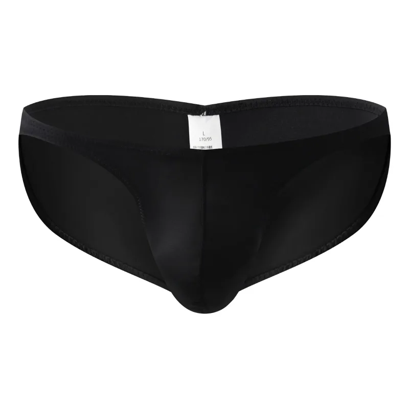Men's Low Rise Gym Briefs Smooth Satin Sport Training Underwear Bodybuilding Ultra Thin Quick Dry Fitness Workout Butt-lifting — image 21