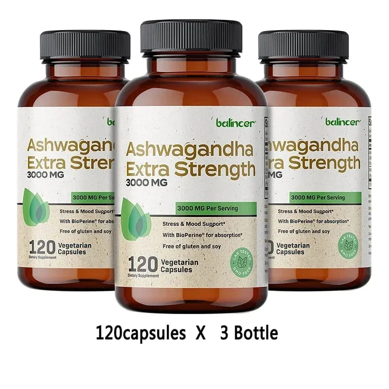 Balincer Ashwagandha Capsules | Ashwagandha Extract Supplement | Boost Energy Relieve Stress Support Mood & Focus — image 8