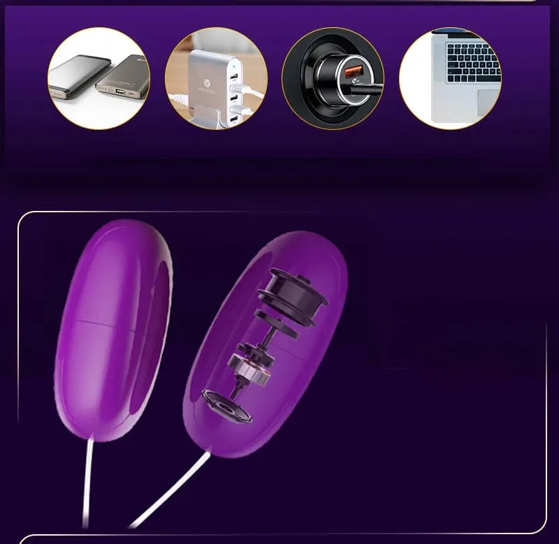 Double Tongue Vibrator Jump Eggs Liping Clitoris Stimulator USB Power Adult Product Sex Toys For Women Vagina Masturbation — image 5