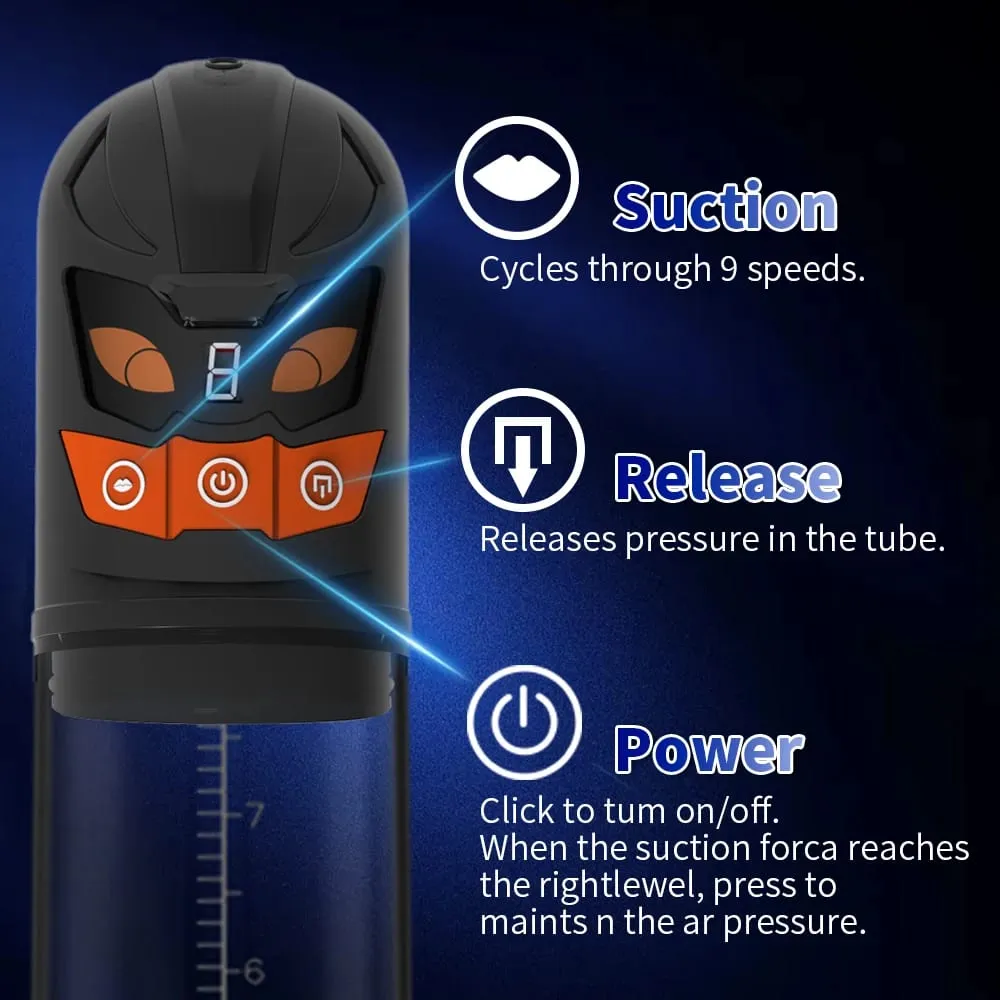 อัตโนมัติอวัยวะเพศชายปั๊มน้ำอวัยวะเพศชายปั๊มMasturbatorอวัยวะเพศชายExtender Dick EnlargerสำหรับPenis Trainerเพศของเล่นสำหรับผู้ชาย — image 4