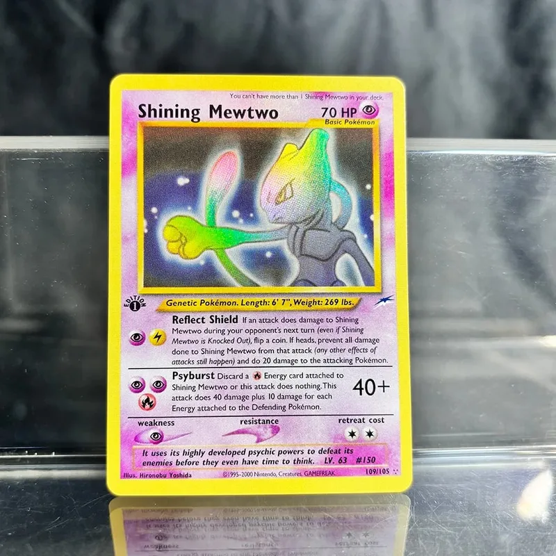 Holographic Game Trading Collection PTCG Proxy karty Charizard Pikachu Mew EX Singl PKM fóliové karty Gengar VMAX Skyridge (SK) — image 23