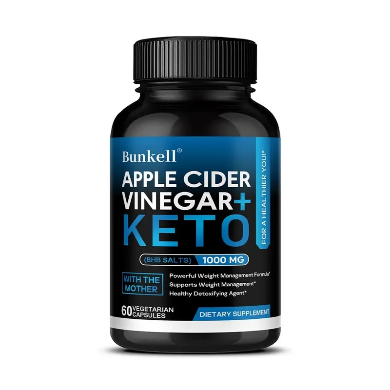 Keto æblecidereddike kapsler 1000mg understøtter metabolisk funktion Fordøjelse appetitstyring og kropsrensning — image 10