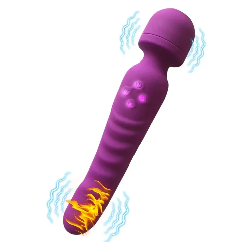 3 DALAM 1Mod Dildo Vibrator Mesin AV Magic love Wand Kelentit G Spot Stimulator Faraj Wanita Tukang Urut Wanita Dewasa Mainan Seks 18 — image 11