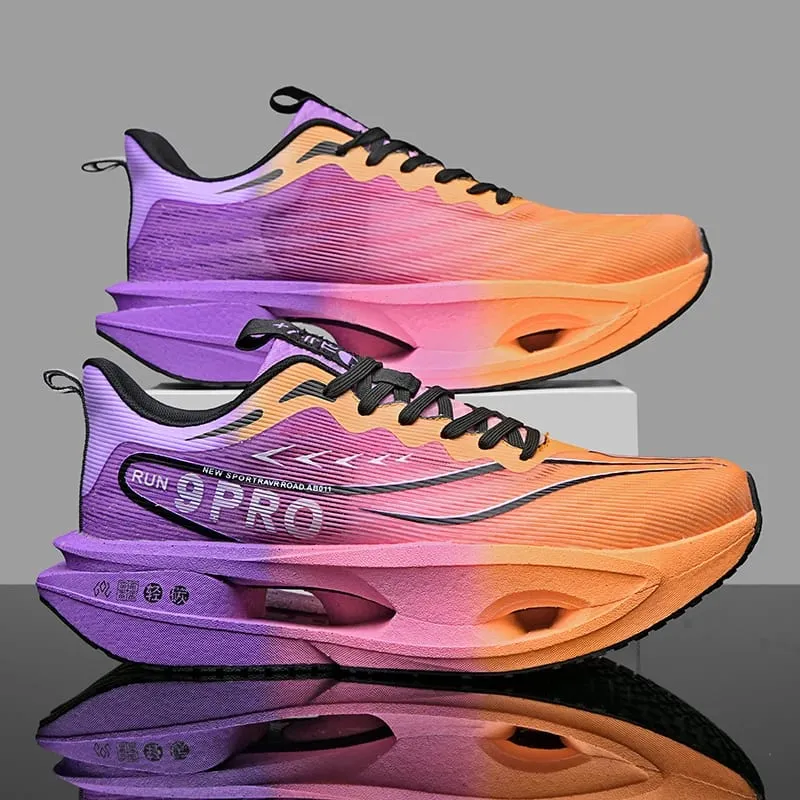 Sepatu Kets Pria 9PRO Papan Karbon Bantalan Kerangka Sepatu Lari Maraton Sepatu Tenis Olahraga Latihan Kebugaran Luar Ruangan Wanita — image 10
