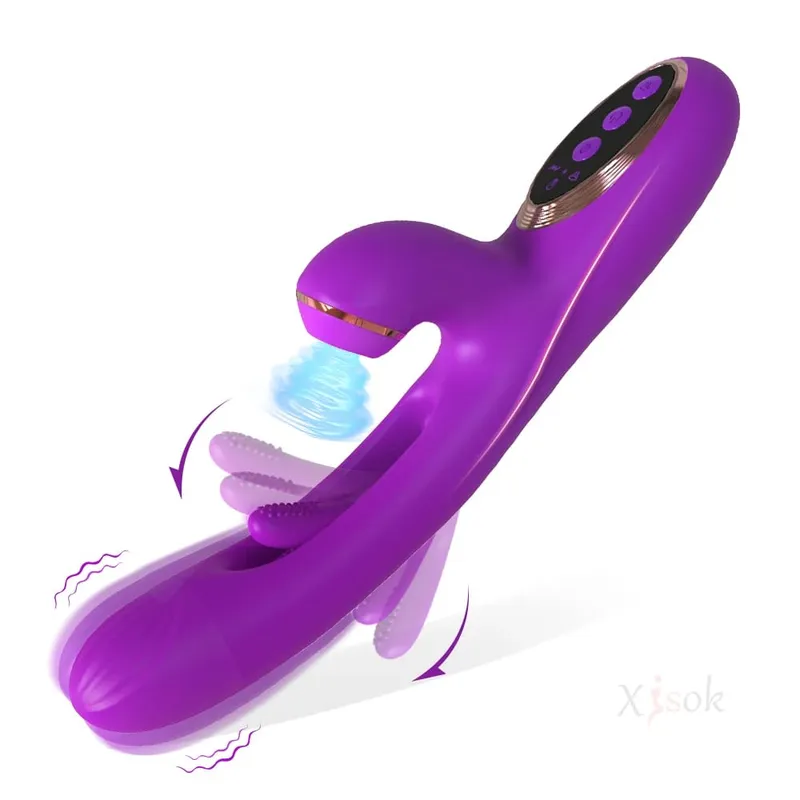 Vibromasseur à succion pour femmes, stimulateur de Clitoris et de point G, gode, masseur vaginal, jouets sexuels vibrants pour femmes adultes de 18 ans et plus