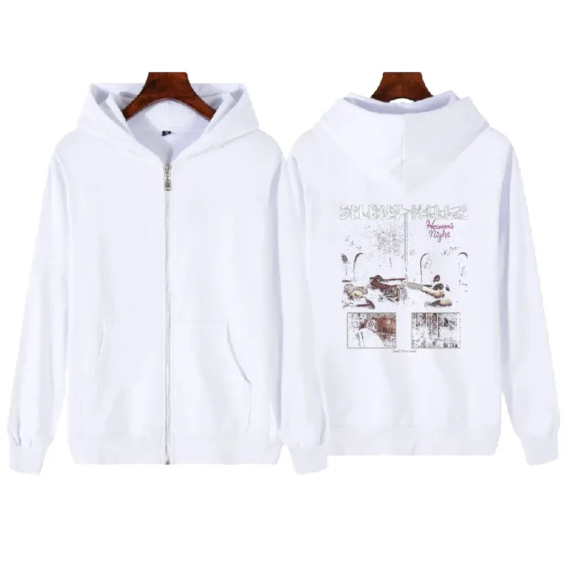 Anime Silent Hill 2 Pattern Print Graphic Zipper Hoodies Oversized Jacket Coat Sweatshirt Long Sleeves Cotton Men Women Clothing — image 5
