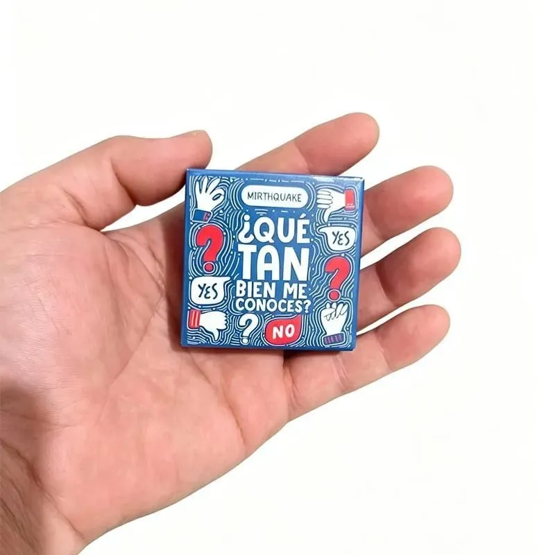 เกมบทสนทนาทำลายน้ำแข็งภาษาสเปน QUE TAN BIEN ME CONOCES การ์ดปาร์ตี้เพื่อน — image 2