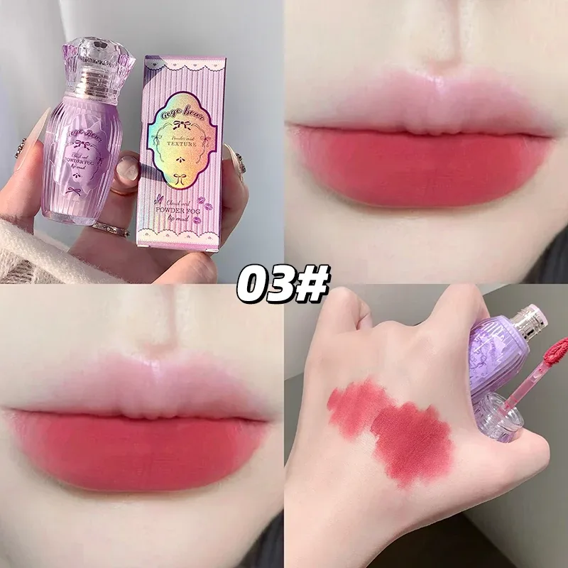 Gegebear prášek na rty bahenní matné rty s nízkou sytostí bílá rtěnka přirozená barva bez kelímku dlouhotrvající make-up bez vyblednutí — image 9