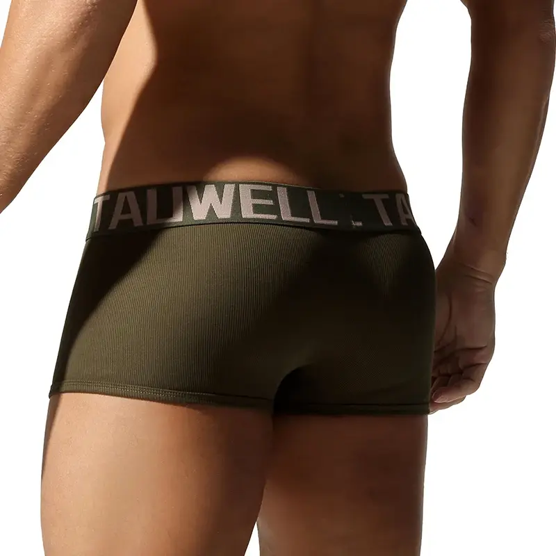 Erkek İç Giyim, Yüksek Kaliteli Boxer Şort, Düz Renk, Yüksek Elastikiyet, Slim Fit, Nefes Alabilir