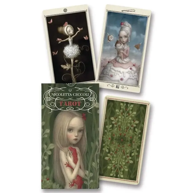 10.3*6 ซม.Nicoletta Ceccoli Tarot Deck ตาราง Gam ทำนายดวงชะตา 78 ชิ้นการ์ด