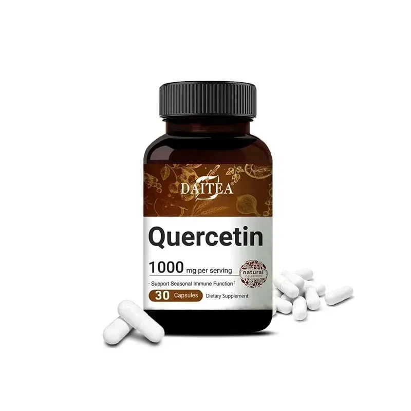 Kapsul Quercetin 1000 Mg Menyokong Imuniti Menggalakkan Peredaran Darah Metabolisme Anti-pengoksidaan Menggalakkan Kesihatan Keseluruhan