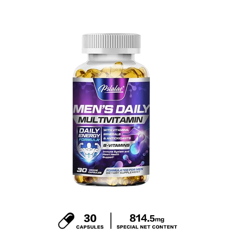 Supplément multivitaminé pour hommes - Fournit de l'énergie et de l'endurance, soutient la santé et la vitalité du cœur et du cerveau