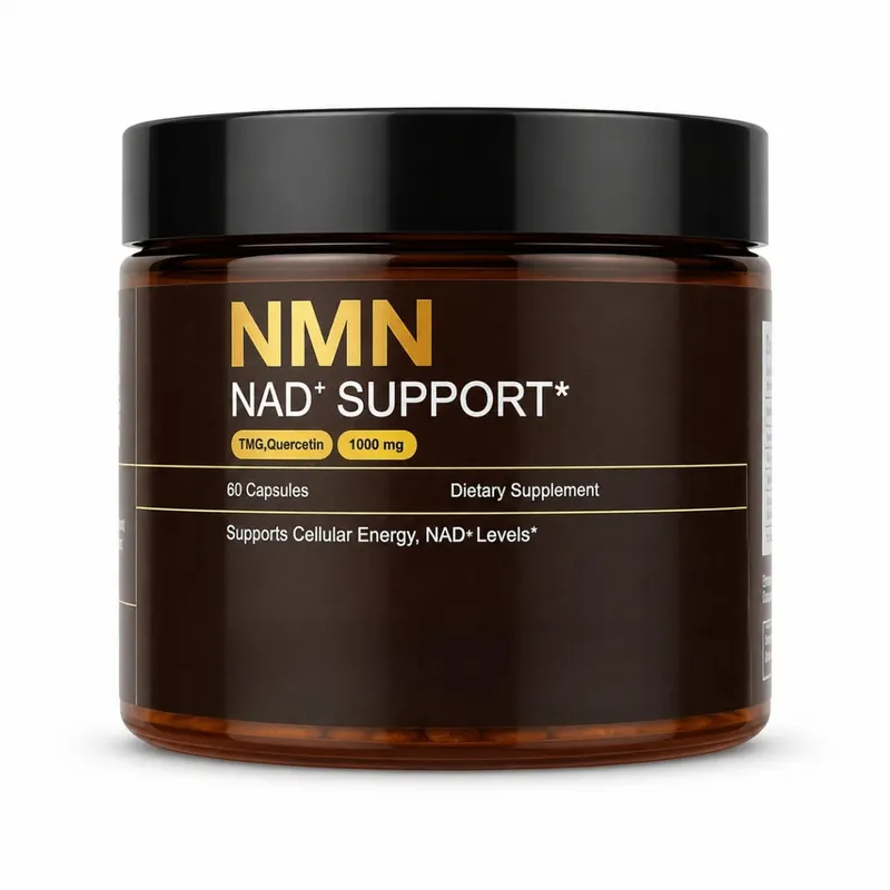 Komplexní doplněk NMN 1000 mg porce TMG Quercetin Resveratrol Kapsle Buněčný wellness doplněk podporuje energii