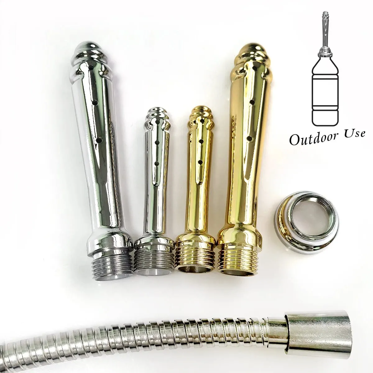 1 Stuks Abs Anale Vaginale Douche Conversie Hoofd Voor Outdoor Gebruik Butt Flush Multifunctionele Klysma Plug-In douche Seksspeeltjes — image 4