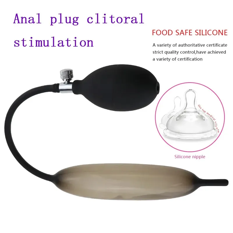 Dilatateur de cathéter urètre gonflable, bâton d'oeil de cheval extensible, prise de pénis en Silicone, masturbateur BDSM, jouets sexuels pour hommes Gay adultes — image 4