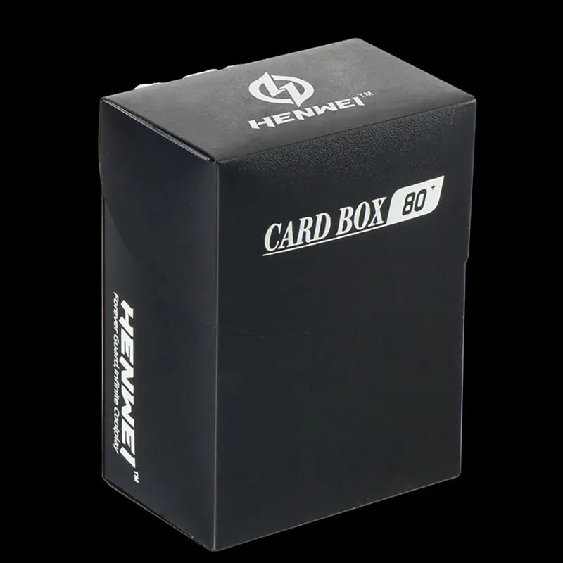 80+Card Deck Box PP Material Portable Many Color TCG Cards Case for MTG/YGO/Gathering PP Storage