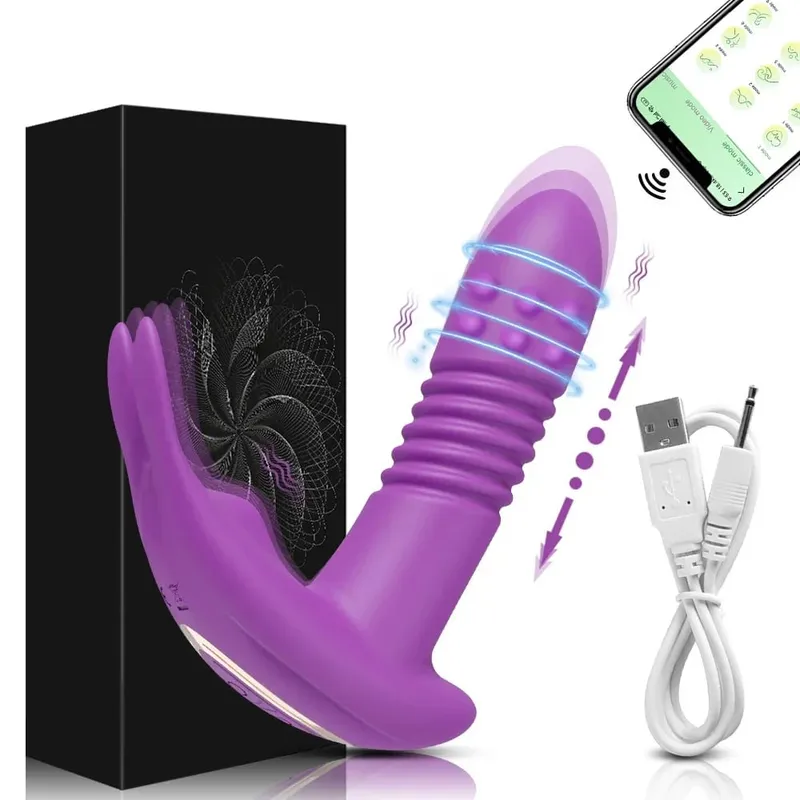 Thrusting Vibrator for Women APP Rotating Telescopic Dildo Remote Control G Spot Massage Clitoris Stimulator Sex Toy for Women — image 8