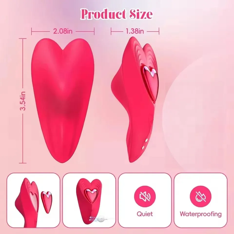 Seluar dalam Penggetar Telur Magnet G-Spot Kuat Kelentit Perangsang Faraj Puting Boleh Dipakai Tukang Urut Mulut Wanita Mainan Seks untuk Wanita — image 4