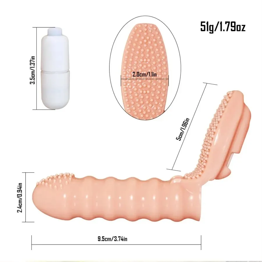 Couples clitoridien vagin doigt G Spot vibrateur stimulateur masseur manchon de doigt jeux pour adultes jouets sexuels érotiques pour femmes hommes — image 5
