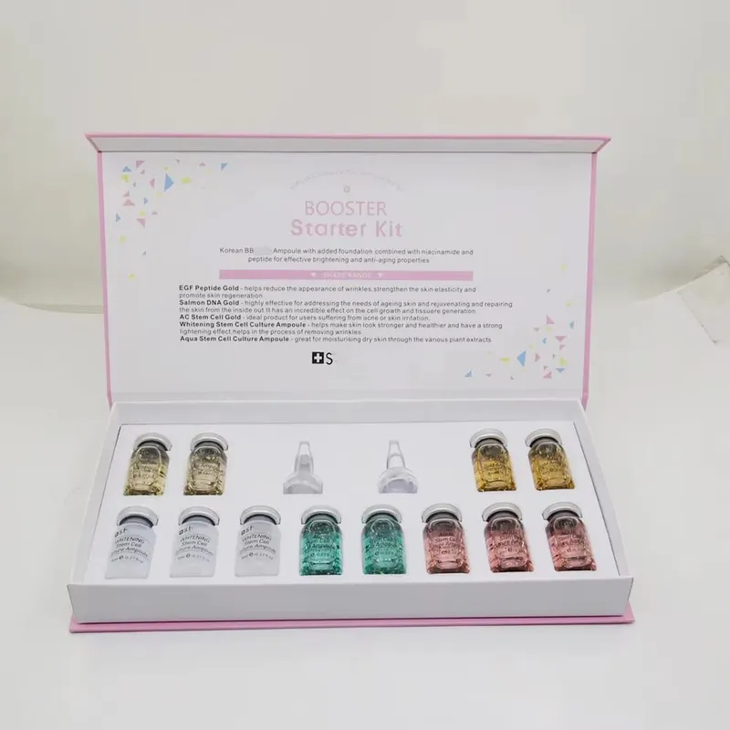 Korea 8ml BB krémová ampule pro začátečníky Starter Kit Face Foundation Salmon DNA Serum Moisturise Whitening Cosmetic — image 4