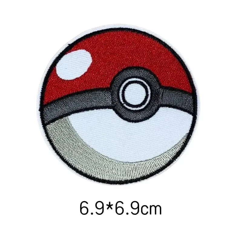 Tambalan Kain Stiker Pakaian Pikachu Jahit Tambalan Bordir Applique Besi Pada Pakaian Kartun Dekorasi Garmen DIY — image 37