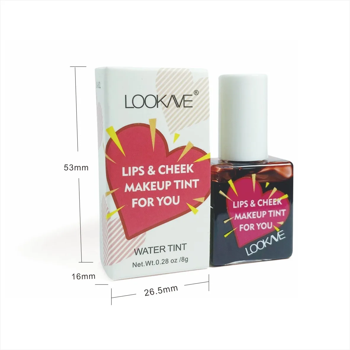 Lip Cheek Water Tint Mat Lip Stain Fugtgivende Frugt Flydende Læbestift Blush 6 Farve Lip Gloss Langtidsholdbar Vandfast Kosmetik — image 7
