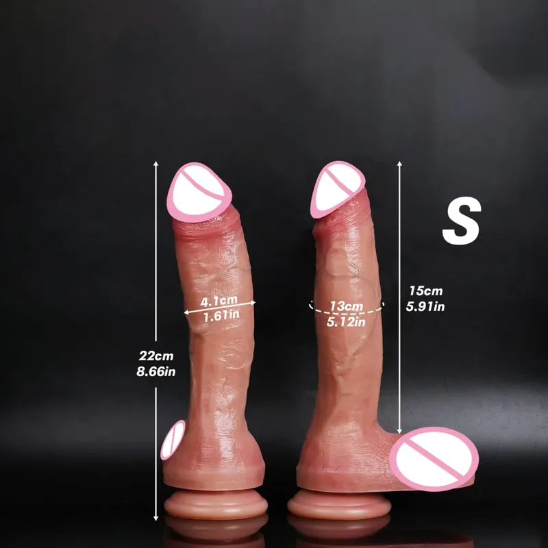 Vibrador realista pênis macio duplo silicone vibradores vaginal e anal masturbador pau grande para mulher masturbação adulto brinquedo sexual 18 +