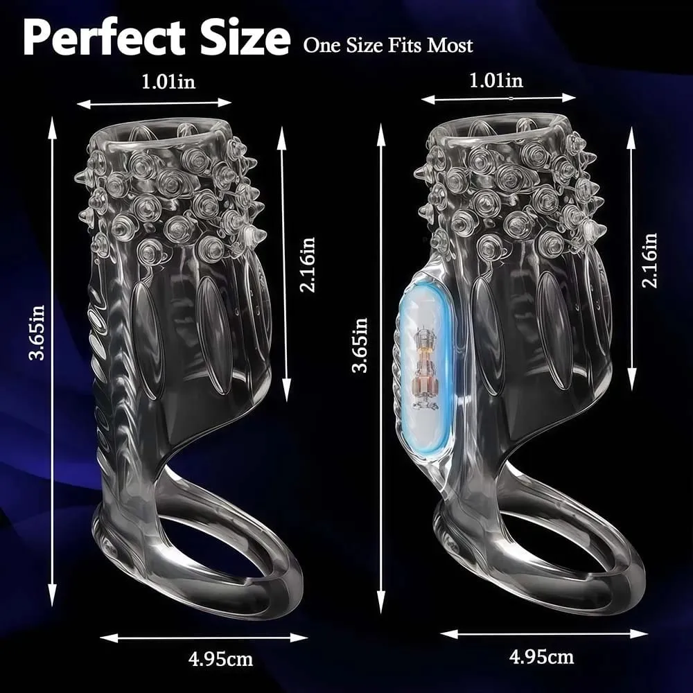 Anneau pénien vibrant pour hommes vibrateur de pénis en Silicone vibrateur Intense pour hommes vibrateur plus long plus fort érection jouets sexuels pour hommes adultes — image 6