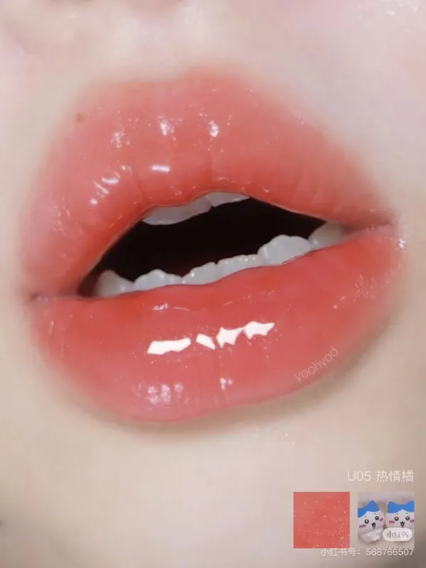Pinkbear Single Blush Serbaguna Krim Cermin Lip Gloss Matte Lip Cream Air Kilauan cahaya Mekap Bibir Tahan Lama — image 16