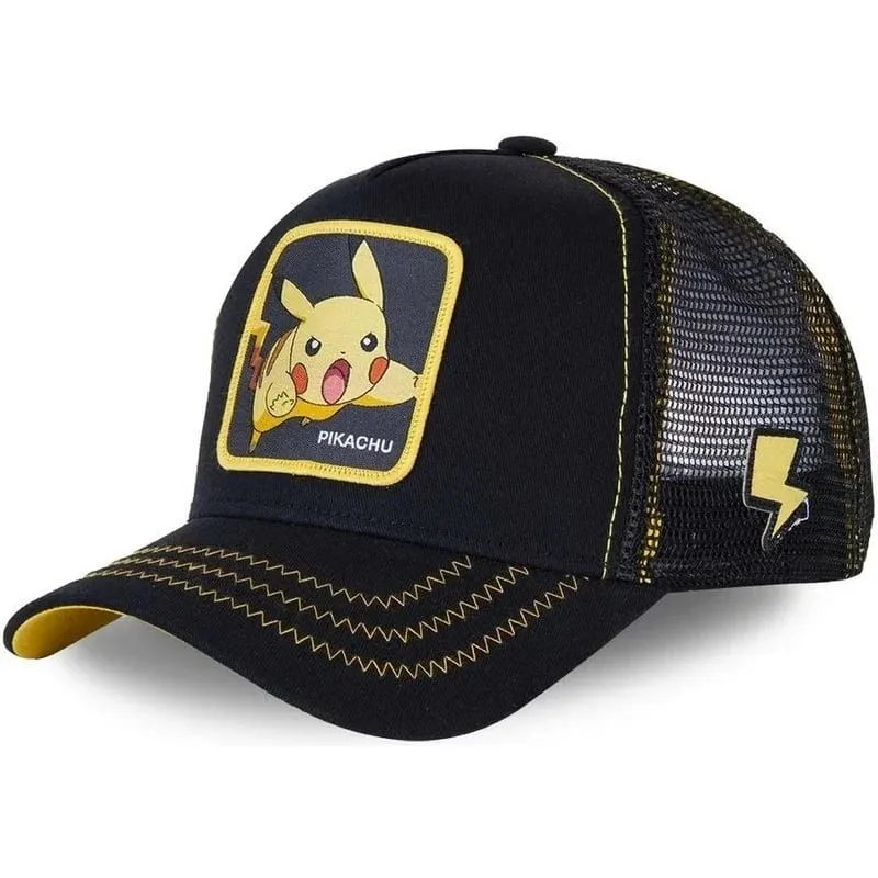 Pokemon Pikachu Berretto da baseball Anime Cartoon Figura Cosplay Cappello regolabile Donna Uomo Bambini Sport Berretti Hip Hop Giocattoli Regalo di compleanno — image 5