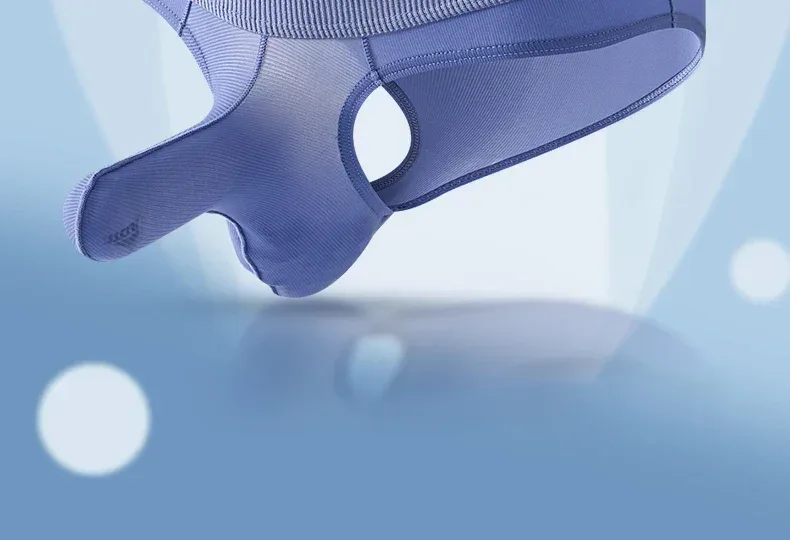 กางเกงในผ้าไหมน้ำแข็งของผู้ชายฤดูร้อนโปร่งใสไม่มีรอยต่อ Quick-drying Man กางเกงระบายอากาศชุดชั้นในบางเฉียบ — image 9