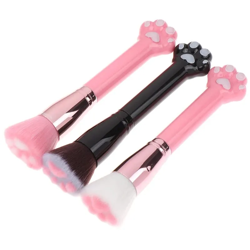 1Pc Cat Claw Girl Pennello per trucco Ombretto Pennelli per polvere multiuso Cosmetici portatili Pennello per fondotinta Strumenti per il trucco — image 1