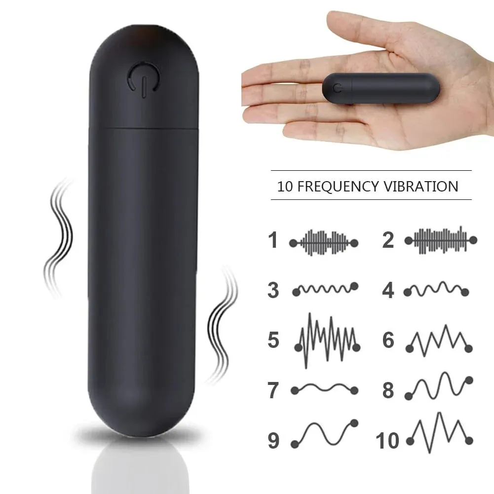G-punkt Kugel Vibrator Nippel Klitoris Stimulator 10 Vibration Modus Tragbare Mini Vaginal Anal Massagegerät Erwachsene Sex Spielzeug für frauen — image 2