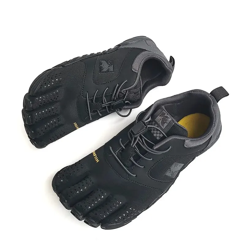 2026 ใหม่ผู้ชาย FiveFinger รองเท้าผ้าใบลำลอง Unisex Split Toe รองเท้าผู้ชายกลางแจ้ง Off-road รองเท้าคู่ห้า Toe วิ่งรองเท้า 35-47 — image 5