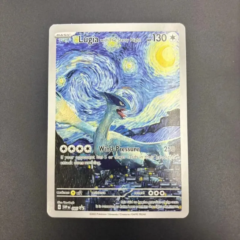Collezione di carte fai da te 2023 SVP EN VAN GOGH/CAPPELLO IN FELTRO GRIGIO Self Made Singola carta Gioco classico Anime Carte regalo giocattolo — image 15