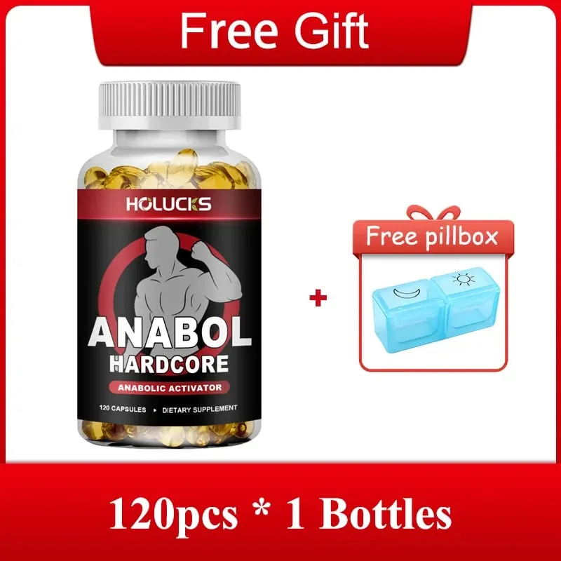 Anabol Hardcore-Ergänzungsmittel steigert die Trainingsenergie, das Muskelwachstum und die Proteinsynthese und bringt die männlichen Hormone ins Gleichgewicht — image 2