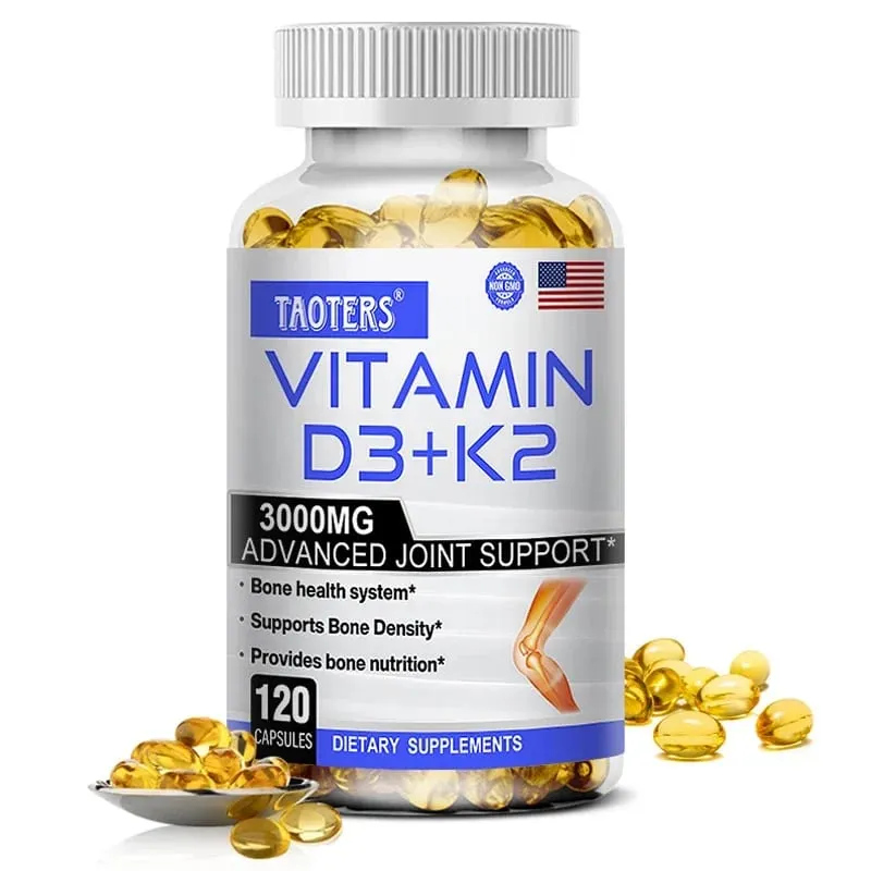 Vitamin D3 & K2 | Dukungan Kesehatan Tulang & Kardiovaskular Dukungan Sistem Kekebalan Tubuh 120 Kapsul — image 9